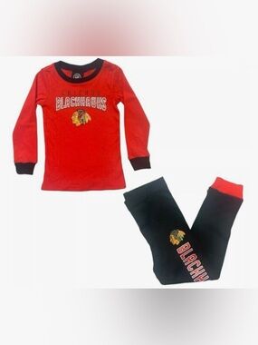 NHL - NWT - Official Licensed Chicago Blackhawks Toddler Pajama Set